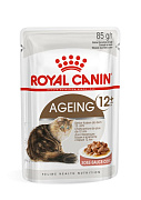 Влажный корм для кошек Royal Canin Ageing 12+, в соусе, пауч, 85 гр