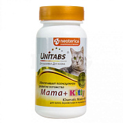 Витамины Unitabs Mama+Kitty, для котят и беременных/кормящих кошек, 120 т