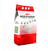 Наполнитель ECO-Premium, древесный комкующийся, тутти-фрутти, 20 л