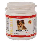 Витамины Polidex Polivit-Ca Plus, для собак, 150 т