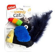 Игрушка для кошек GiGwi Speedy Catch, Тукан со звуковым чипом, 9 см