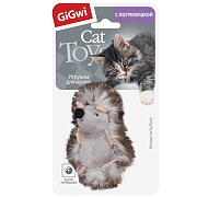 Игрушка для кошек GiGwi Catch&Scratch, Ежик с погремушкой, 7 см