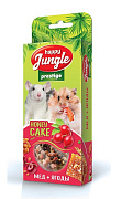 Лакомство для грызунов Happy Jungle, Корзинки мед + ягоды, 85 гр