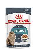 Влажный корм для кошек Royal Canin Hairball Care, в соусе, пауч, 85 гр