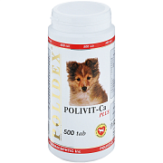 Витамины Polidex Polivit-Ca Plus, для собак, 500 т